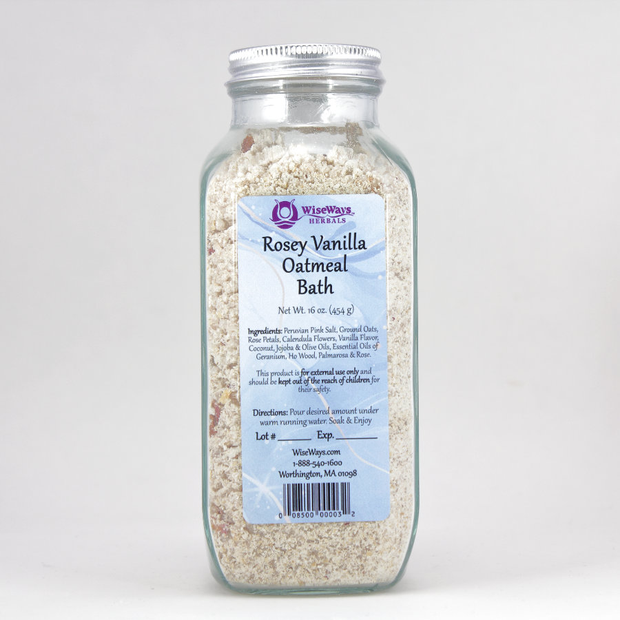 Rosey Vanilla Oatmeal Bath 16 oz